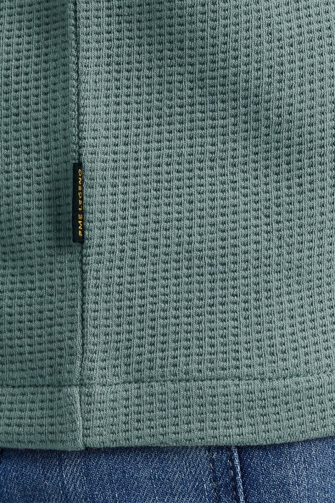 PME legend short sleeve polo flatback waffle